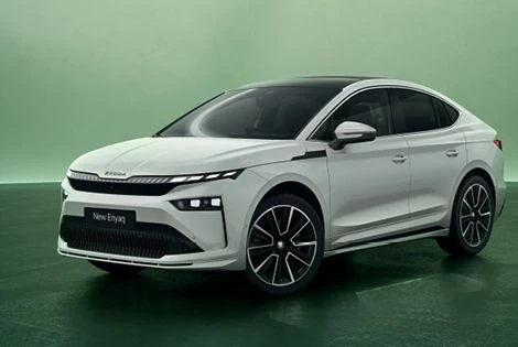 Get a sneak peek at the striking looks of the New Škoda Enyaq SUV and Coupé